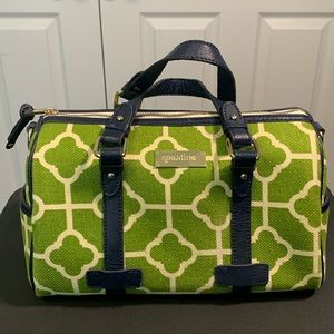 Spartina 449 Martinangel Handbag Green / Navy with Matching Wallet